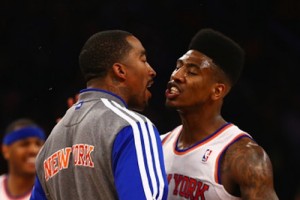 We spoke with J.R. Smith after his final game as a Knick, one night before being traded away to Cleveland. 
